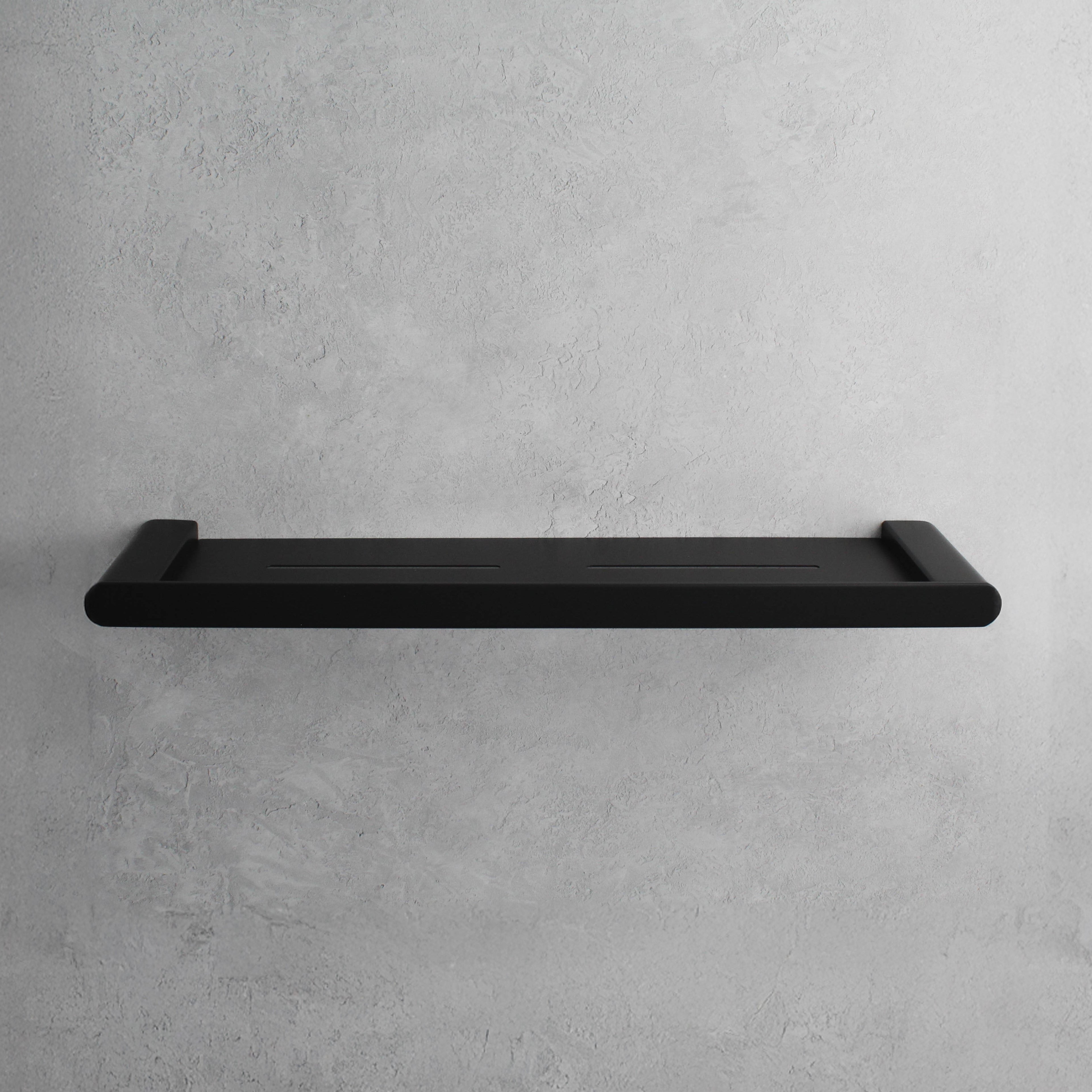 Matte Black Shower Shelf - Namie Home