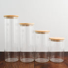 Glass Storage Jar With Bamboo Lid - Namie Home