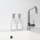 Hand Soap & Dish Soap Frosted White Glass Set - Namie Home