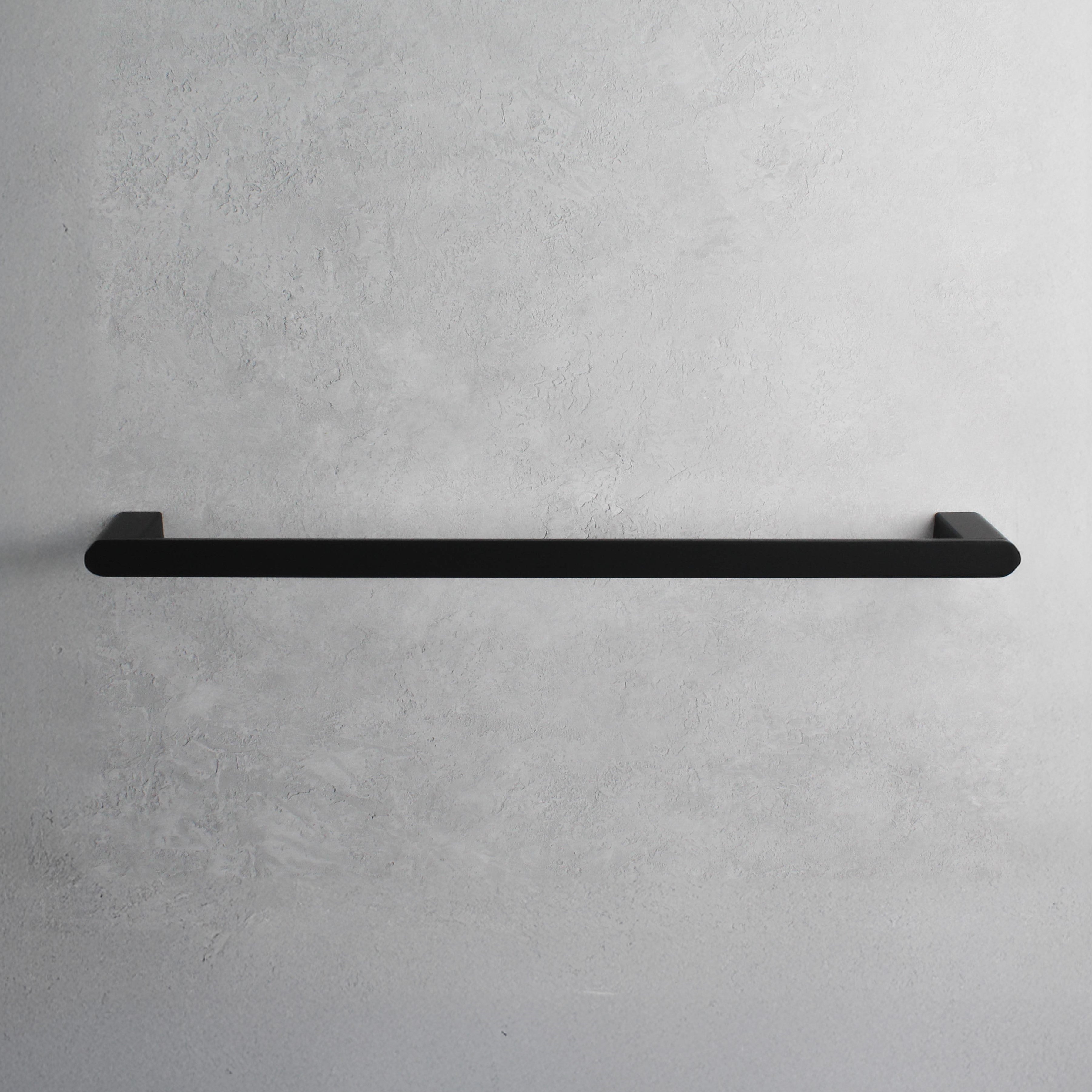 Matte Black Large Towel Bar - Namie Home