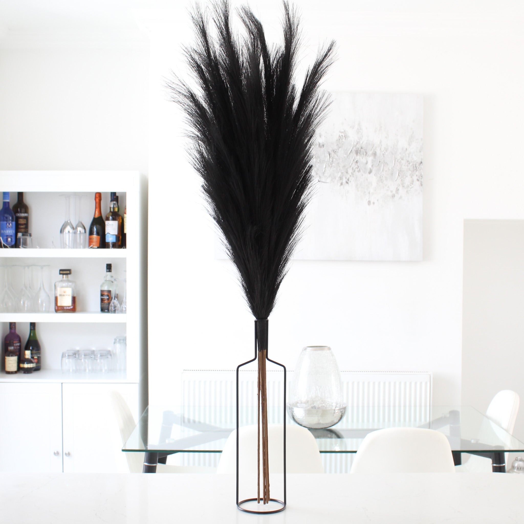 110cm Pampas & Iron Vase - Namie Home