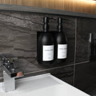 Black Wall Bracket & Matte Black Dispenser Set - Namie Home