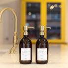 Hand Soap & Dish Soap Amber Glass Set - Namie Home