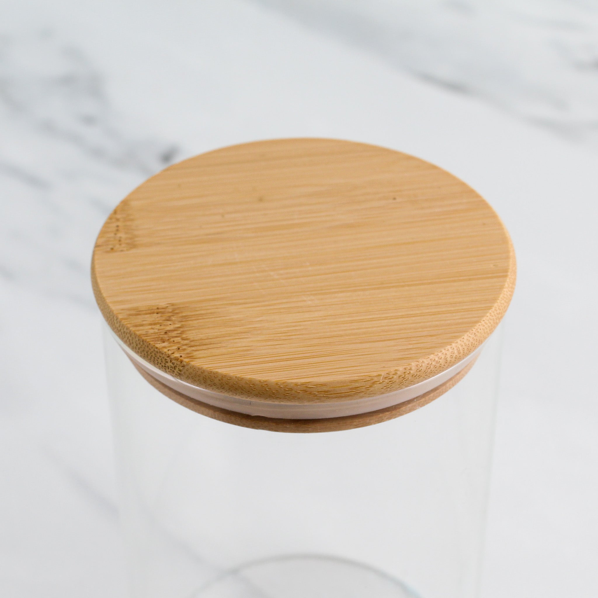 Glass Storage Jar With Bamboo Lid For Laundry - Namie Home