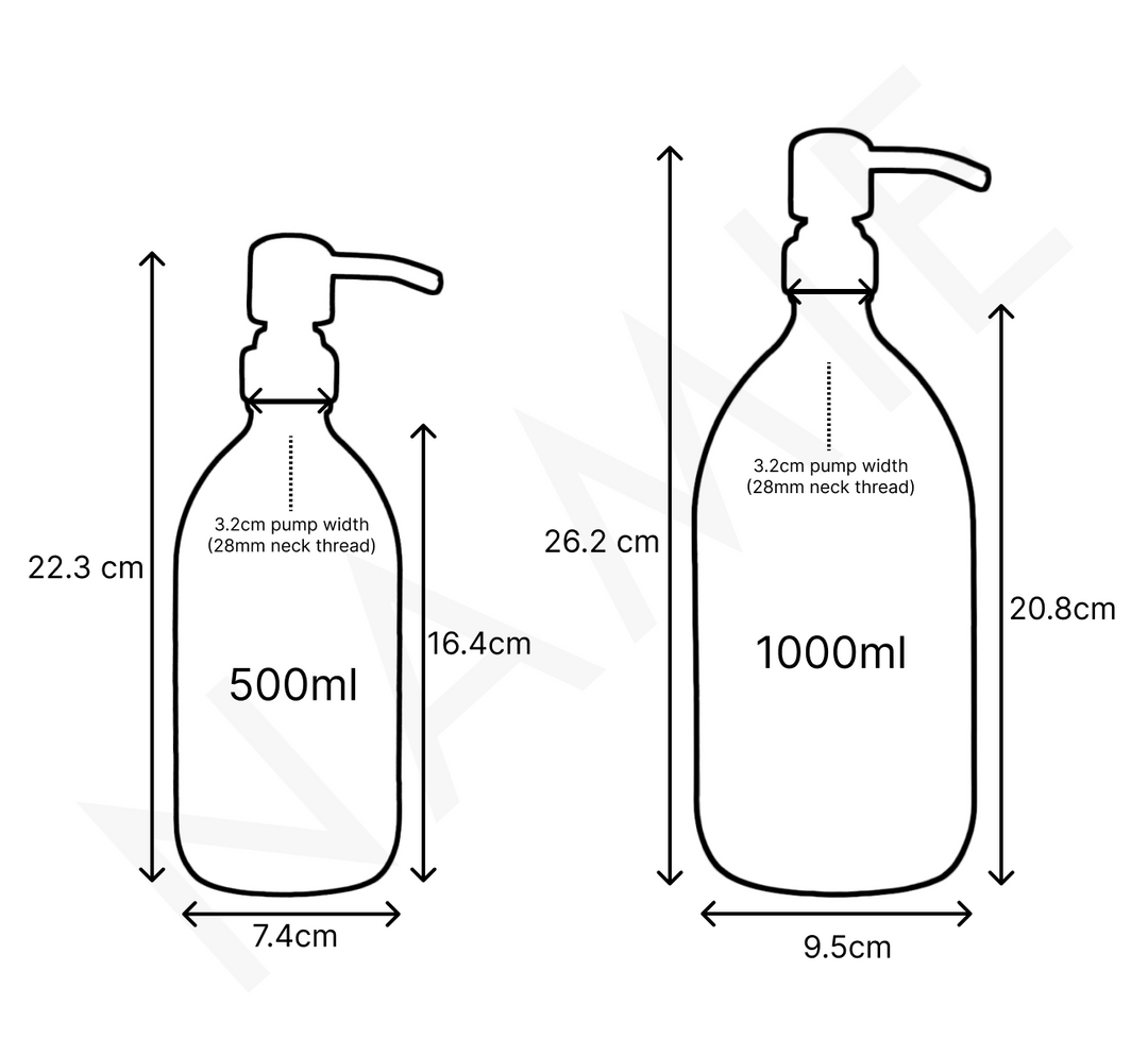 Hand Soap & Hand Cream Frosted White Glass Set