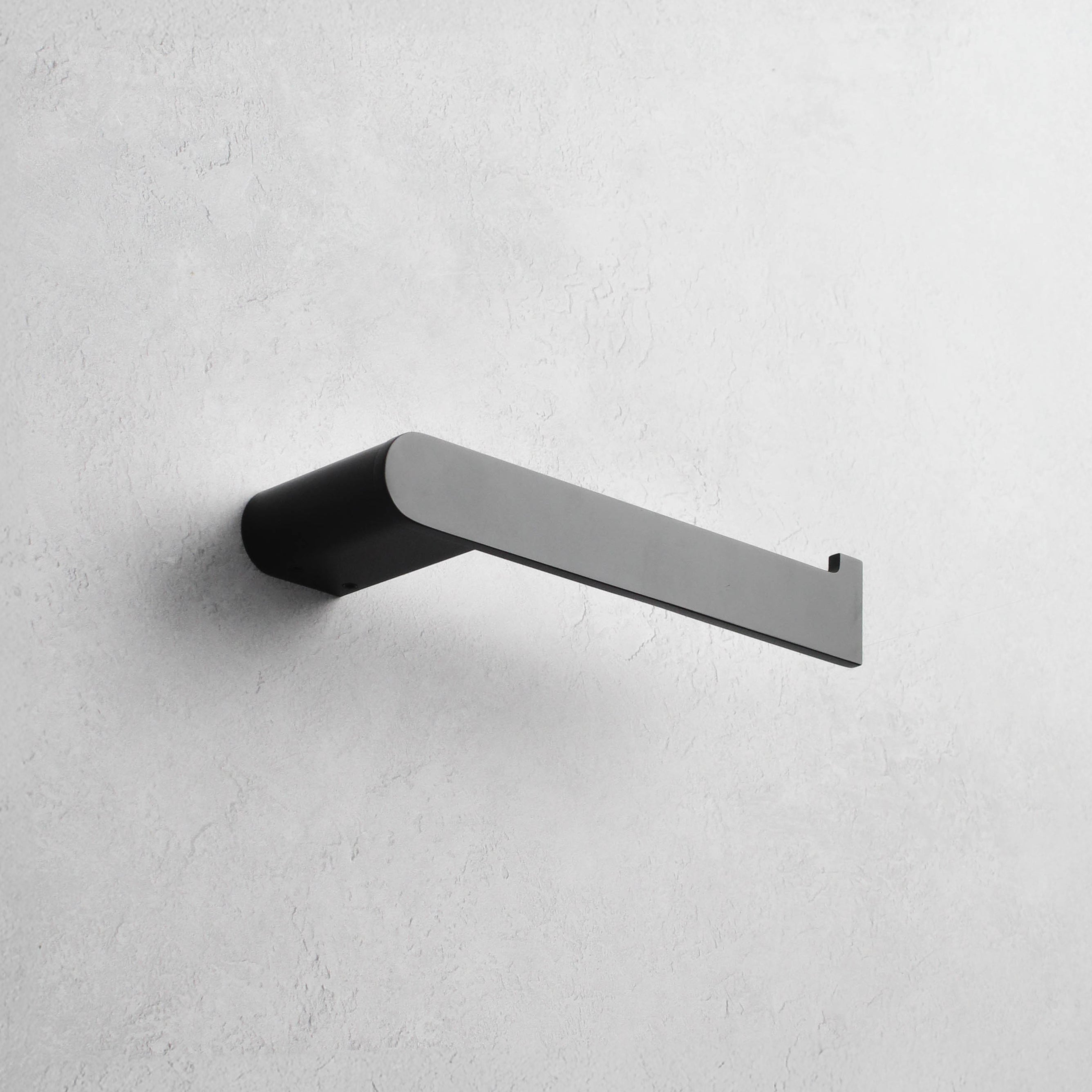 Matte Black Toilet Roll Holder - Namie Home