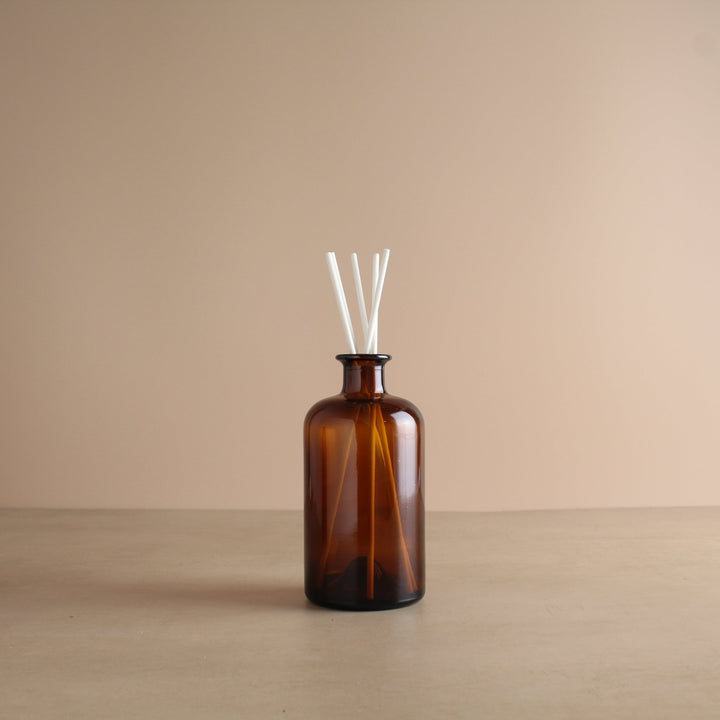 Amber Glass Pharmacy Bottle Diffuser - Namie Home