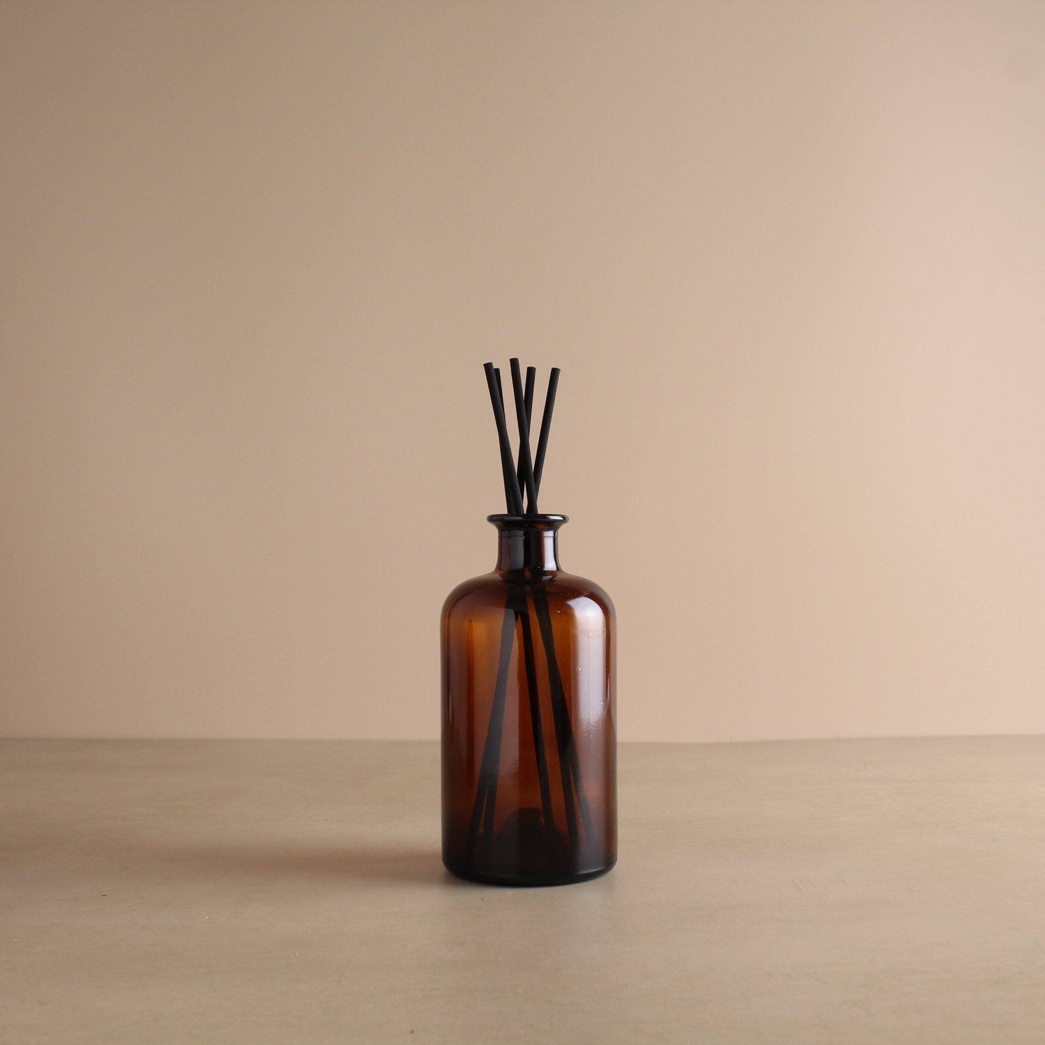 Amber Glass Pharmacy Bottle Diffuser - Namie Home