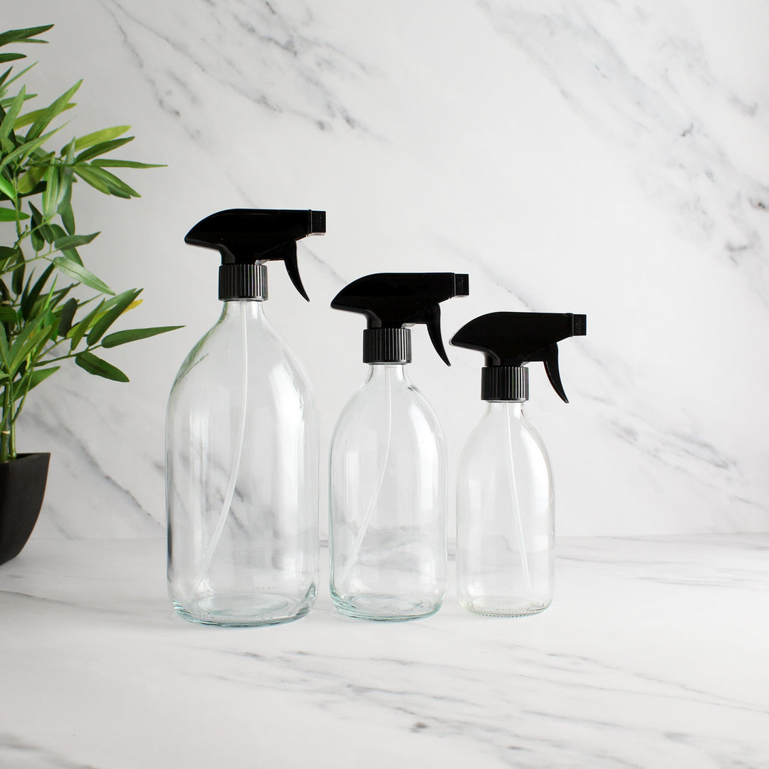 Clear Glass Spray Bottle - Namie Home