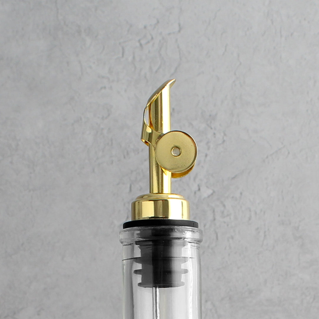 Clear Glass Tall Neck Oil Bottle - Namie Home