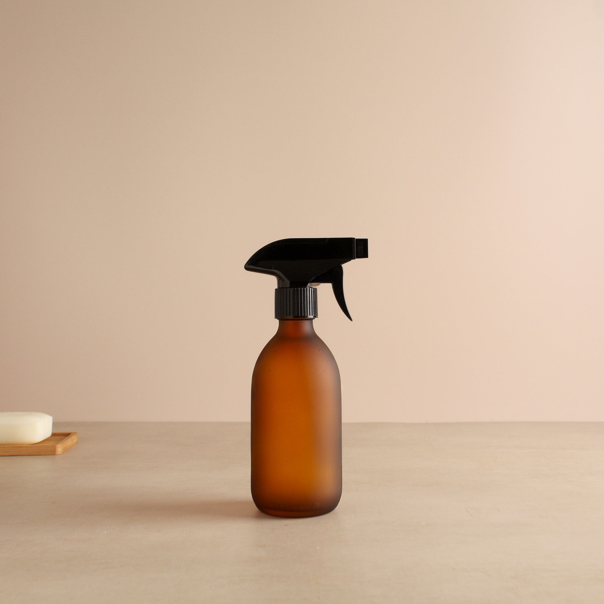 Frosted Amber Glass Spray Bottle - Namie Home