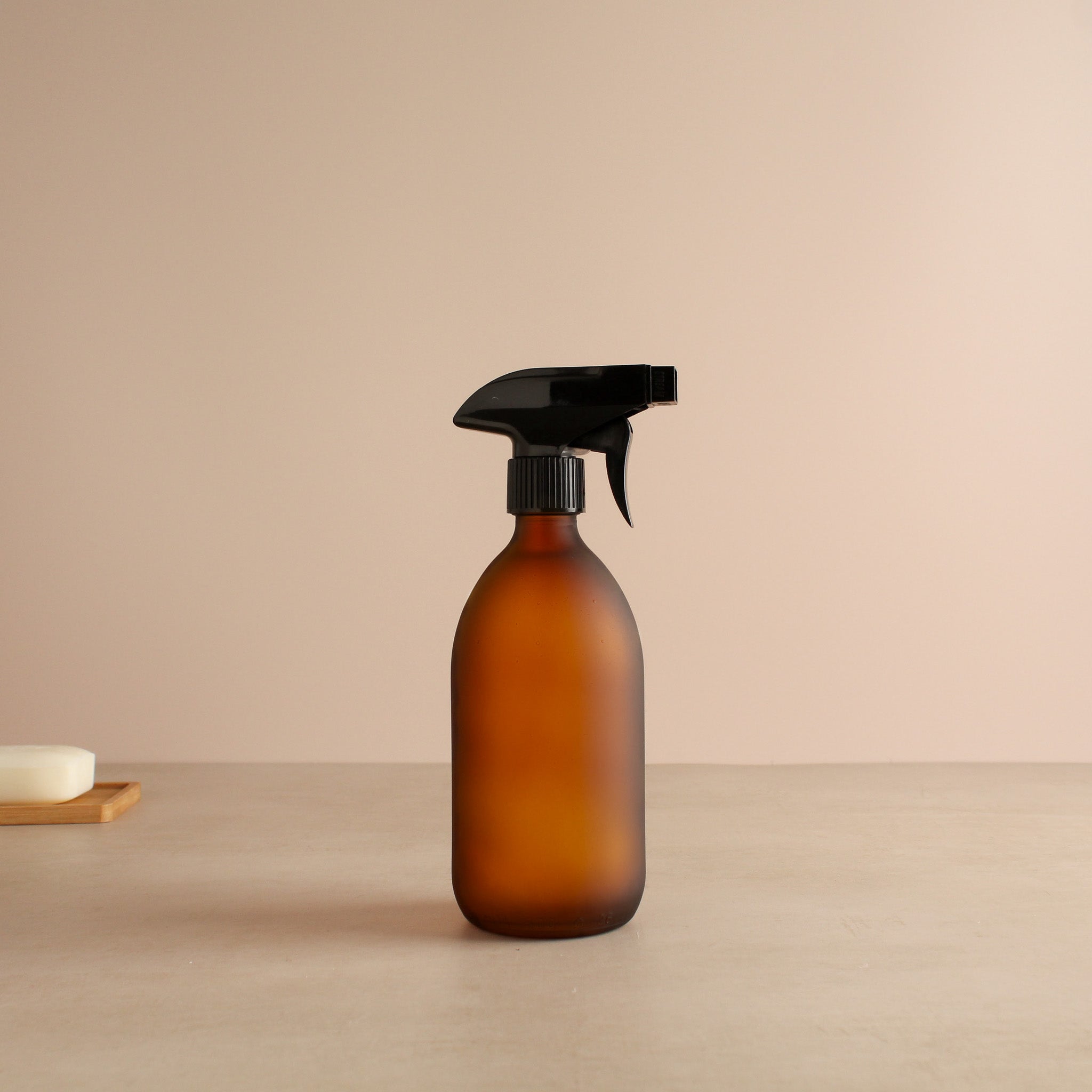 Frosted Amber Glass Spray Bottle - Namie Home