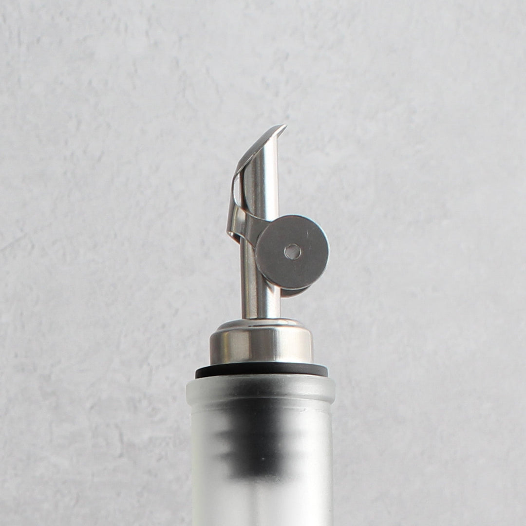 Frosted White Tall Neck Oil Bottle - Namie Home