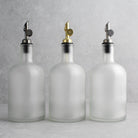 Frosted White Tall Neck Oil Bottle - Namie Home