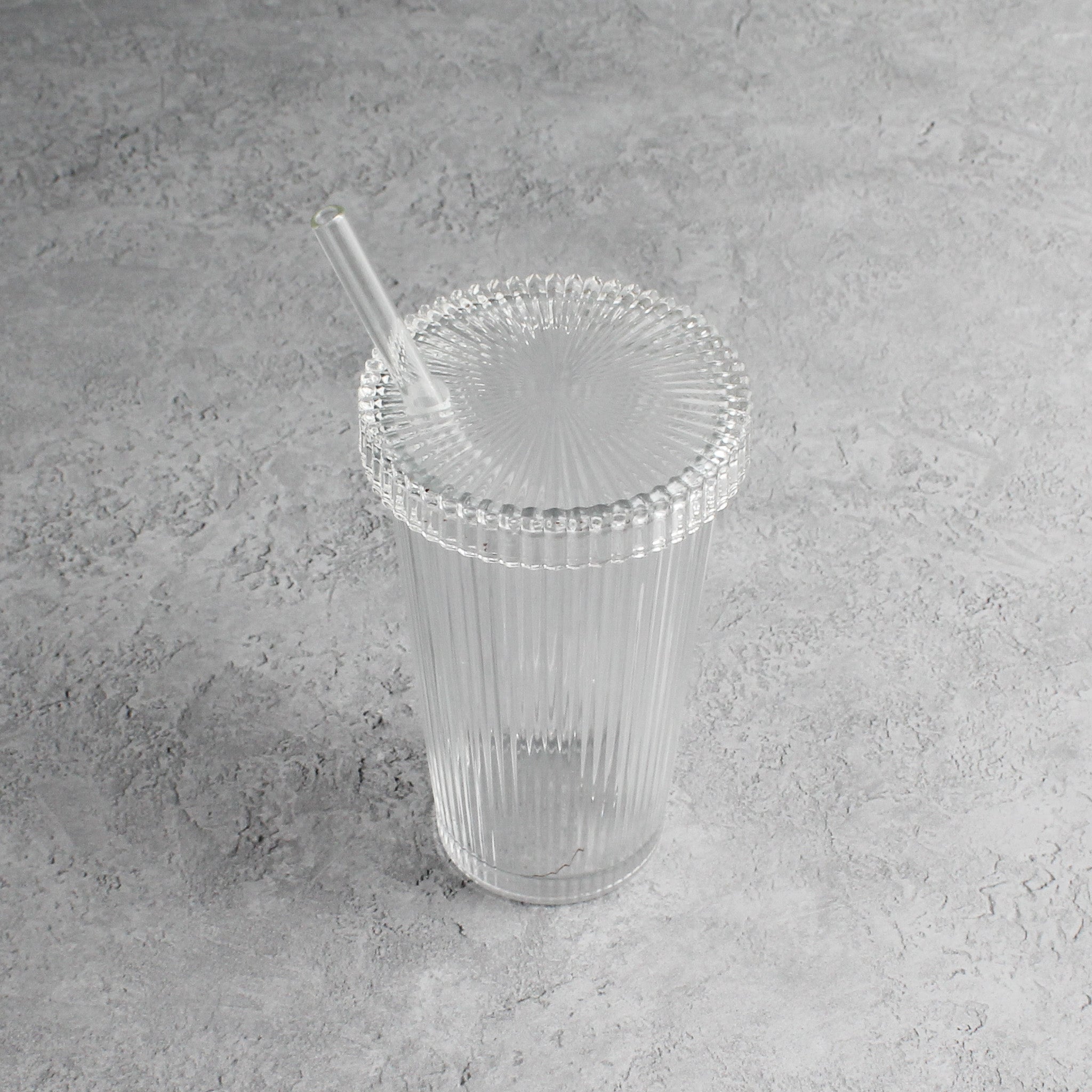 Glass Coffee Cup With Straw - Namie Home