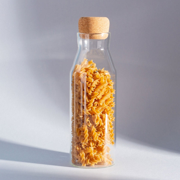 Glass Jar With Cork Lid - Namie Home