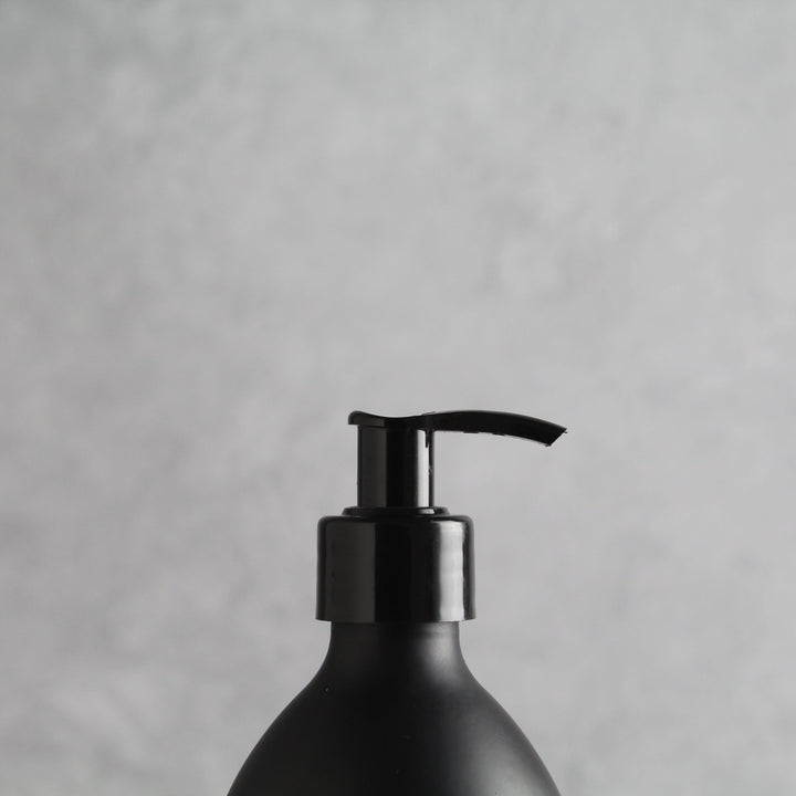 Hand Soap & Dish Soap Matte Black Glass Set - Namie Home