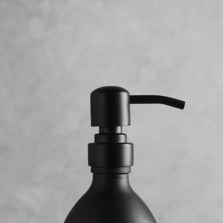 Hand Soap & Hand Cream Matte Black Glass Set - Namie Home