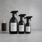 Labelled Matte Black Glass Spray Bottle - Namie Home