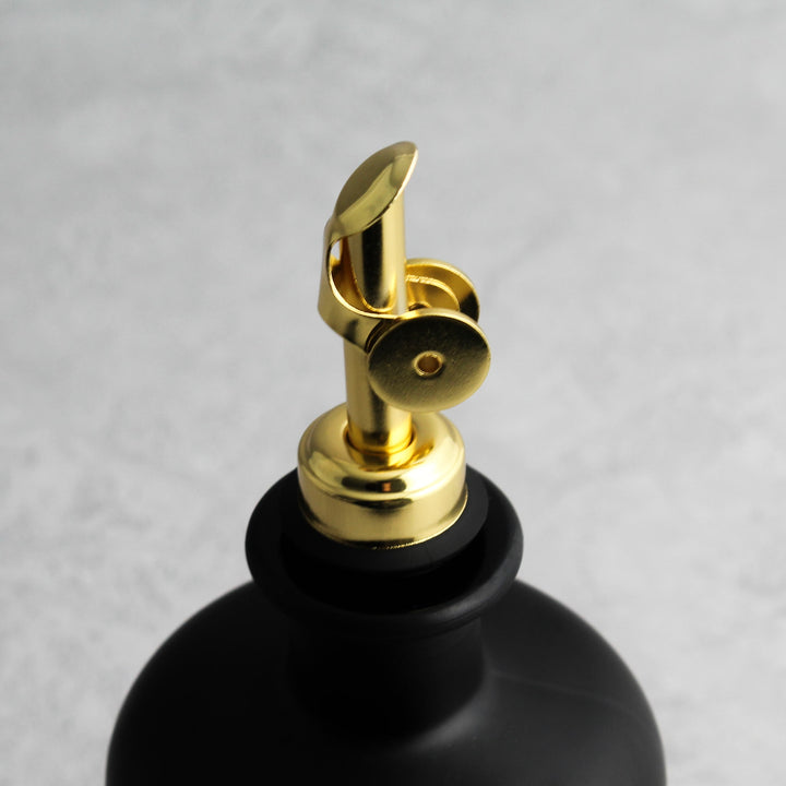 Matte Black Glass Oil Bottle - Namie Home