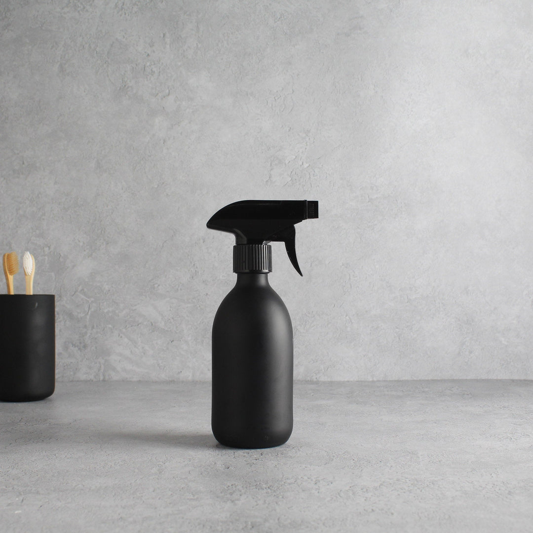 Matte Black Glass Spray Bottle - Namie Home