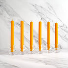 Orange Dinner Candles Pack Of 6 - Namie Home