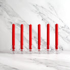 Red Dinner Candles Pack Of 6 - Namie Home