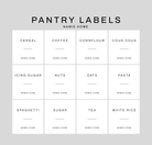 White Pantry Labels - Namie Home